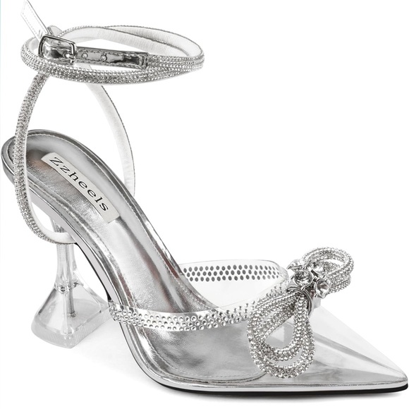 Silver Women's Shoes - Picture 8 of 10
